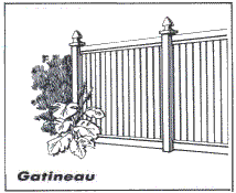 Gatineau Vinyl Fence